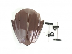 FOR UNIVERSAL WINDSHIELD FOR 7/8 AND 1 INCH HANDLEBARS - MOTORCYCLE WINDSCREEN / WINDSHIELD
