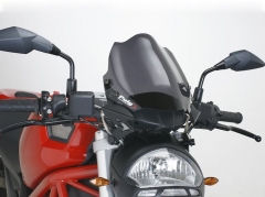 FÜR DUCATI 696 2009-2011 - MOTORRAD WINDSCHUTZSCHEIBE / WINDSCHUTZSCHEIBE