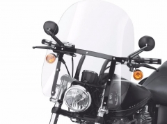 FÜR 19 ZOLL HARLEY UNIVERSAL WINDSHIELD (MIT HALTERUNG) - MOTORRAD WINDSCHUTZSCHEIBE / WINDSCHUTZSCHEIBE