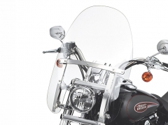 FÜR 17 ZOLL HARLEY UNIVERSAL WINDSHIELD (MIT HALTERUNG)- MOTORRAD WINDSCHUTZSCHEIBE / WINDSCHUTZSCHEIBE