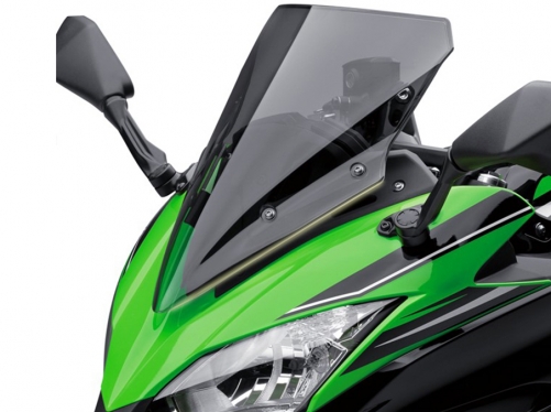 にとって KAWASAKI ER-6F 2017-2019-モーターサイクルウィンドスクリーン/ウィンドシールド