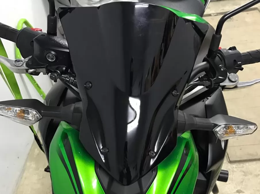 にとって KAWASAKI Z900 2017-2018-モーターサイクルウィンドスクリーン/ウィンドシールド