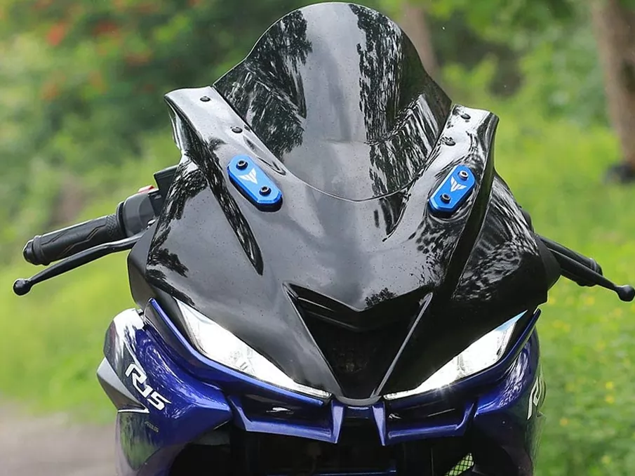 にとって YAMAHA R15 V3.0 2017-2019-モーターサイクルウィンドスクリーン/ウィンドシールド