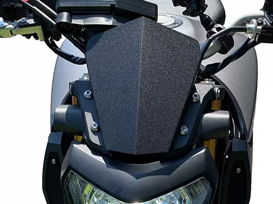 GZYF Black ABS Motorcycle Windshield Windscreen W/Bolts Brackets for YAMAHA MT-09/FZ-09 2013 2014 2015 2016 
