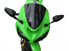 にとって KAWASAKI ZX6R 2006-2007-モーターサイクルウィンドスクリーン/ウィンドシールド